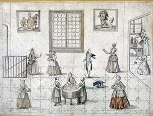 Alltag der Adligen und ihrer Diener, Deutschland von German School