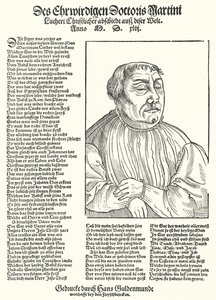 Tod des deutschen protestantischen Reformators Martin Luther von German School