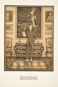 Der Sammler, Werbung für Herrenmode von Hermann Hoffmann, aus Styl, veröffentlicht 1922 von German School