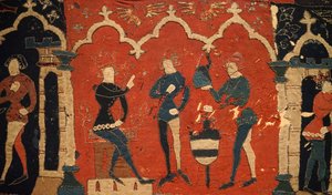 Detail (aus dem Tristan-Wandteppich)