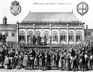 Hinrichtung von Charles I. (1600-49) in Whitehall, 30. Januar 1649