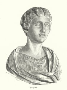 Faustina die Jüngere, Ehefrau des römischen Kaisers Marcus Aurelius von German School