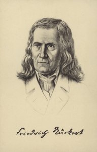 Friedrich Rückert (1788-1866), deutscher Dichter, Übersetzer und Professor für orientalische Sprachen von German School
