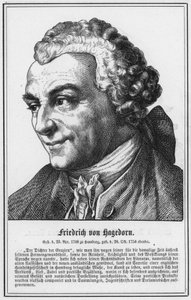Friedrich von Hagedorn von German School