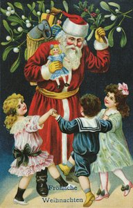 Fröhliche Weihnachten, um 1900