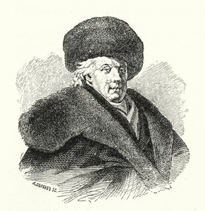 Gavrila Dershavin, russischer Dichter von German School