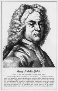 Georg Friedrich Händel (Gravur) von German School