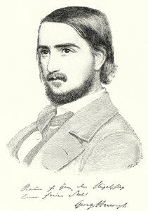 Georg Herwegh, deutscher Dichter (Gravur) von German School