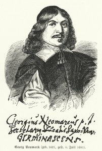 Georg Neumark, deutscher Dichter und Komponist von Hymnen (Stich) von German School