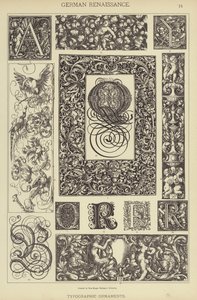Deutsche Renaissance, Typografische Ornamente von German School
