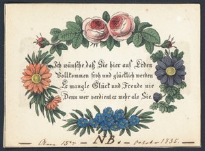Deutsche Grußkarte von German School