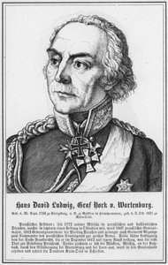 Hans David Ludwig, Graf York von Wartenburg (Stich) von German School