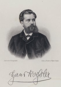 Hans von Koessler, deutscher Komponist, Dirigent und Musiklehrer (Gravur) von German School