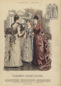 Illustration für Illustrirte Frauen-Zeitung von German School