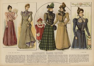 Illustration für Illustrirte Frauen-Zeitung von German School
