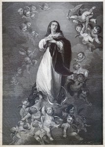 Unbefleckte Empfängnis, ca. 1900 (Stich)
