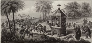 Indische Prozession von German School