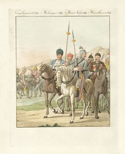 Unregelmäßige leichte russische Kavallerie von German School
