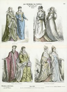 Italienische Kostüme, 16. Jahrhundert von German School