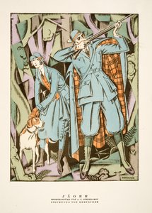 Jäger, Sportoutfits von A C Steinhardt, aus Styl, veröffentlicht 1922