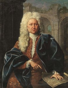 Porträt von Johann Baptist Homann (1664-1724), anonym