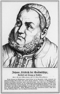 Johann Friedrich der Großmütige, Kurfürst und Herzog zu Sachsen von German School