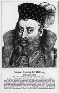 Johann Friedrich der Mittlere, Herzog zu Sachsen