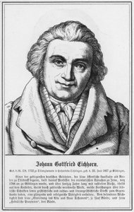 Johann Gottfried Eichhorn von German School