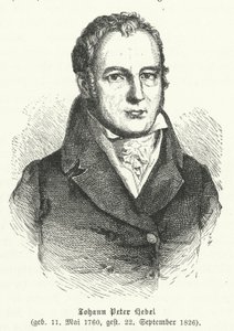 Johann Peter Hebel, deutscher Dichter von German School