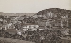 Karlsbad von der Nordseite von German School