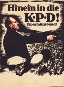 Ligue Spartakiste - In die K.P.D.! (Spartakusbund) von German School
