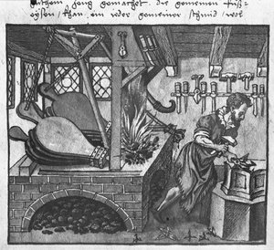 Fallenstellen, Illustration aus L