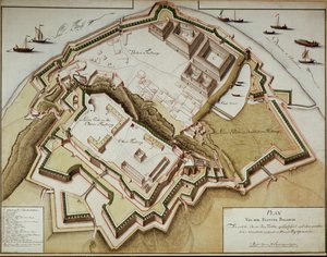 Karte der Festung Belgrad nach ihrer Eroberung durch Feldmarschall Gideon Freiherr von Laudon