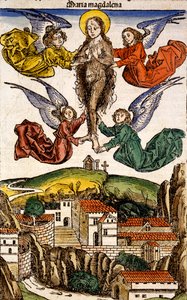 Maria Magdalena aus Liber Chronicarum von Hartmann Schedel, 1493 von German School