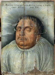 Martin Luther auf seinem Sterbebett