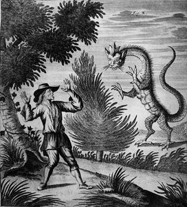 Bergdrache, ca. 1660