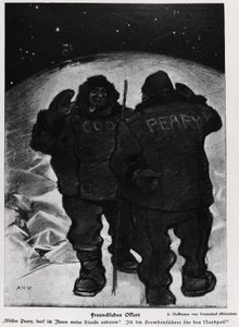 Mr. Cook und Mr. Robert Edwin Peary bei der Eroberung des Pols - Jugend von German School