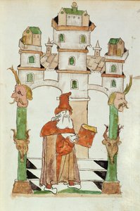 Der arabische Astrologe Albumasar, aus einer Zusammenstellung von Jacobus Scracz de Indagine