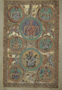 Ms. Czart. 1207 IV, fol.11v Das Leben Christi nach Matthäus, aus dem Evangeliarium der Kathedrale von Plock, ca. 1075