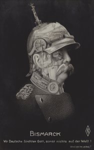 Otto von Bismarck, deutscher Staatsmann von German School