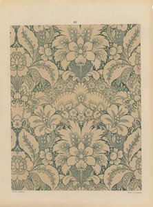 Seite aus Ornamente de Gewebe
