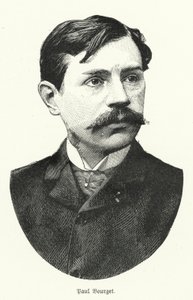 Paul Bourget, französischer Romanautor (Lithografie) von German School