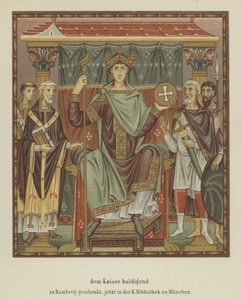 Huldigung an den Heiligen Römischen Kaiser Otto III. von German School