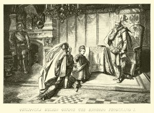 Philippina Welser vor Kaiser Ferdinand I. von German School