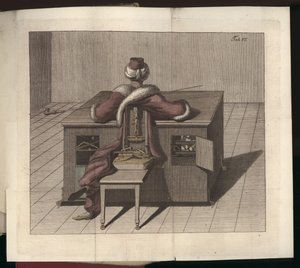 Tafel VI aus Uber den Schachspieler des Herrn von Kempelen und dessen Nachbildung, Leipzig und Dresden: Joh. Gottl. Breitkopf, 1789 von German School