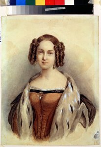 Porträt der Prinzessin Marie von Hessen und am Rhein, zukünftige Kaiserin von Russland