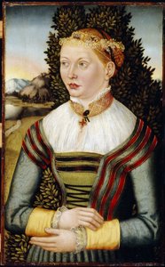 Porträt einer Frau von German School