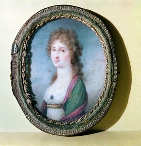 Porträtminiatur der Gräfin Marie Erdody (1779-1837) von German School