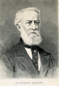 Porträt von Alfred KRUPP (1812-1887), deutscher Stahlindustrieller von German School