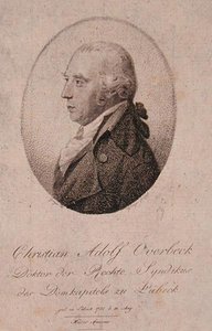 Porträt von Christian Adolf Overbeck (1755-1821) von German School